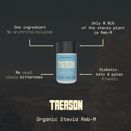 Treason | Organic Stevia Reb-M without Erythritol – TREASON